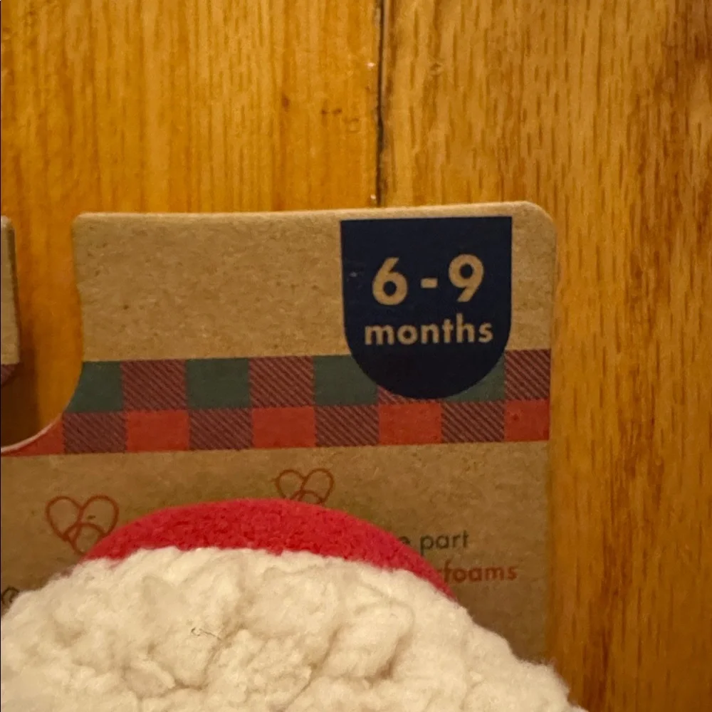 NWT Dearfoams Baby Bear Slippers 6-9 Months